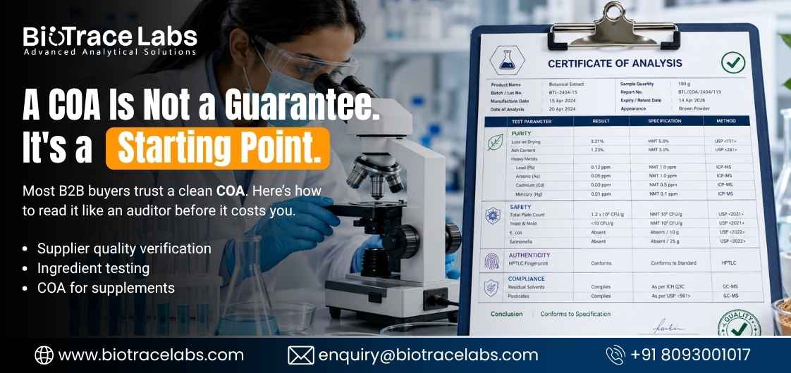 What Does a COA (Certificate of Analysis) Actually Tell You? A Buyer's Guide 